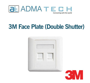 3M Face Plate (Double Shutter)
