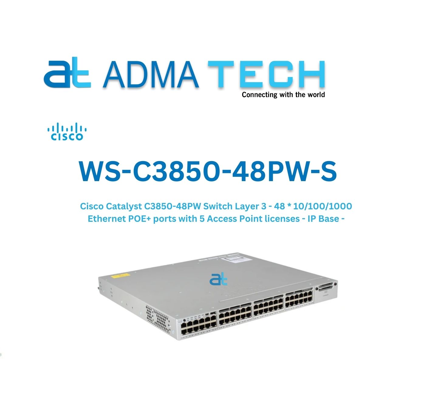 CISCO Switches WS-C3850-48PW-S