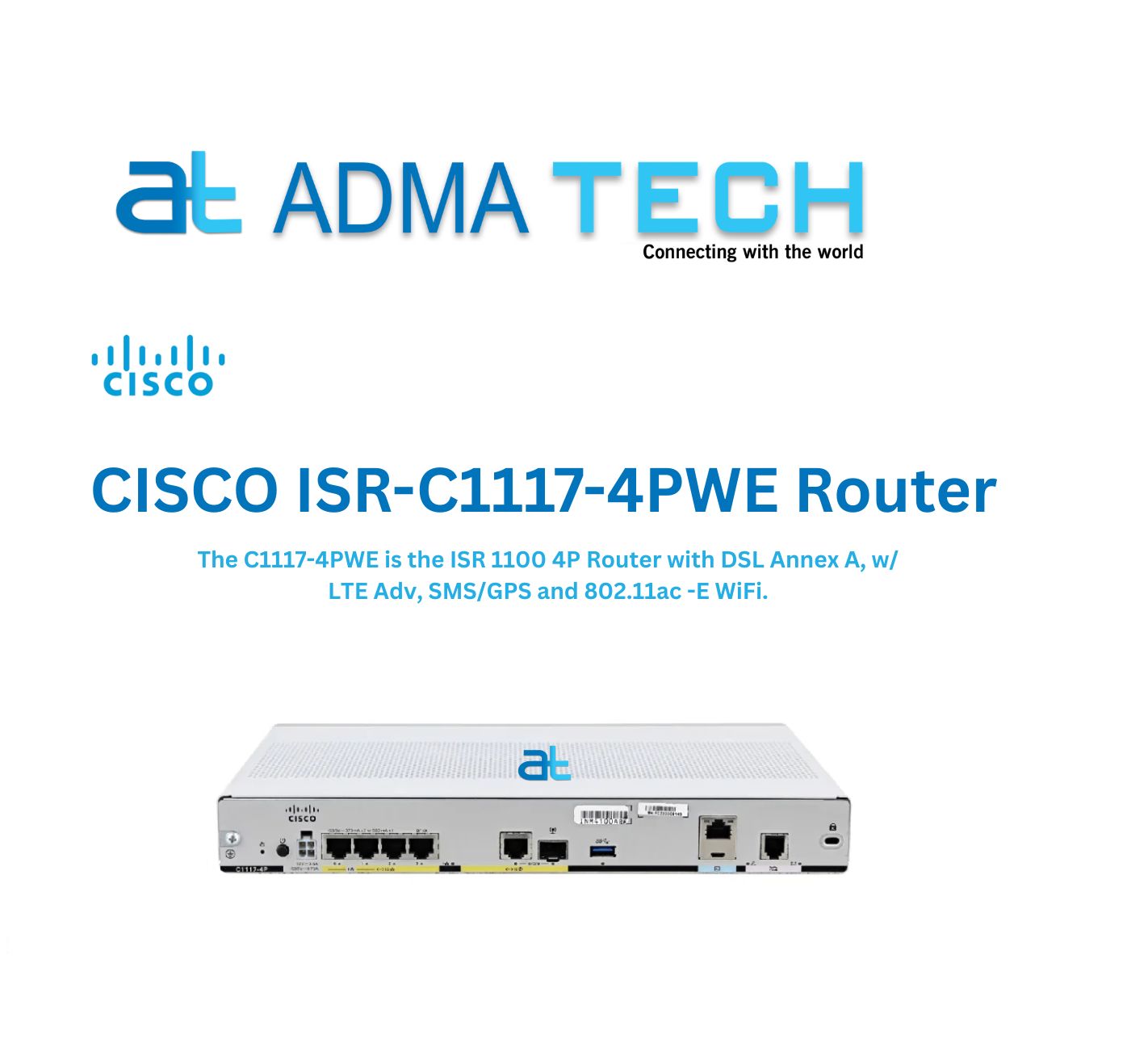 CISCO ISR-C1117-4WE ROUTER
