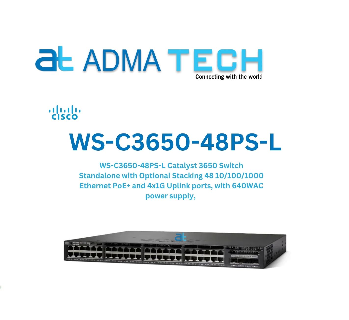 CISCO Switches WS-C3650-48PS-L