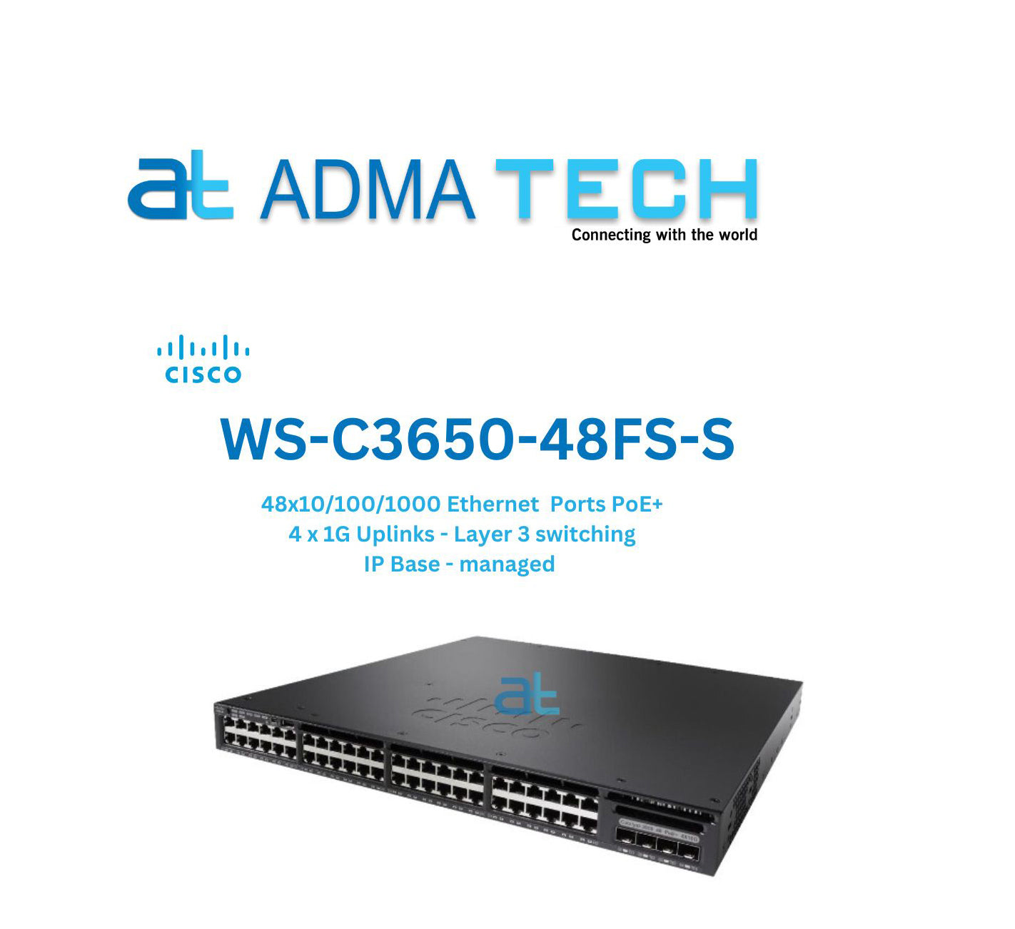 CISCO WS-C3650-48FS-S