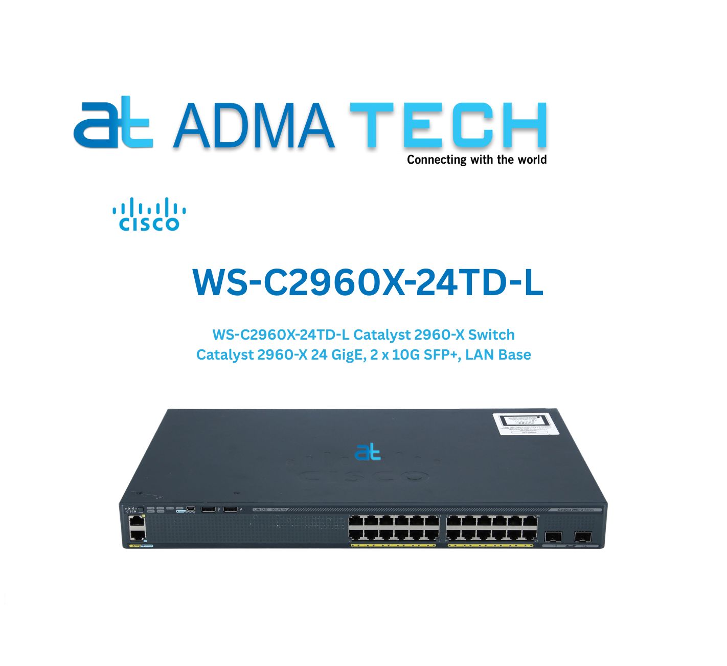CISCO WS-C2960X-24TD-L
