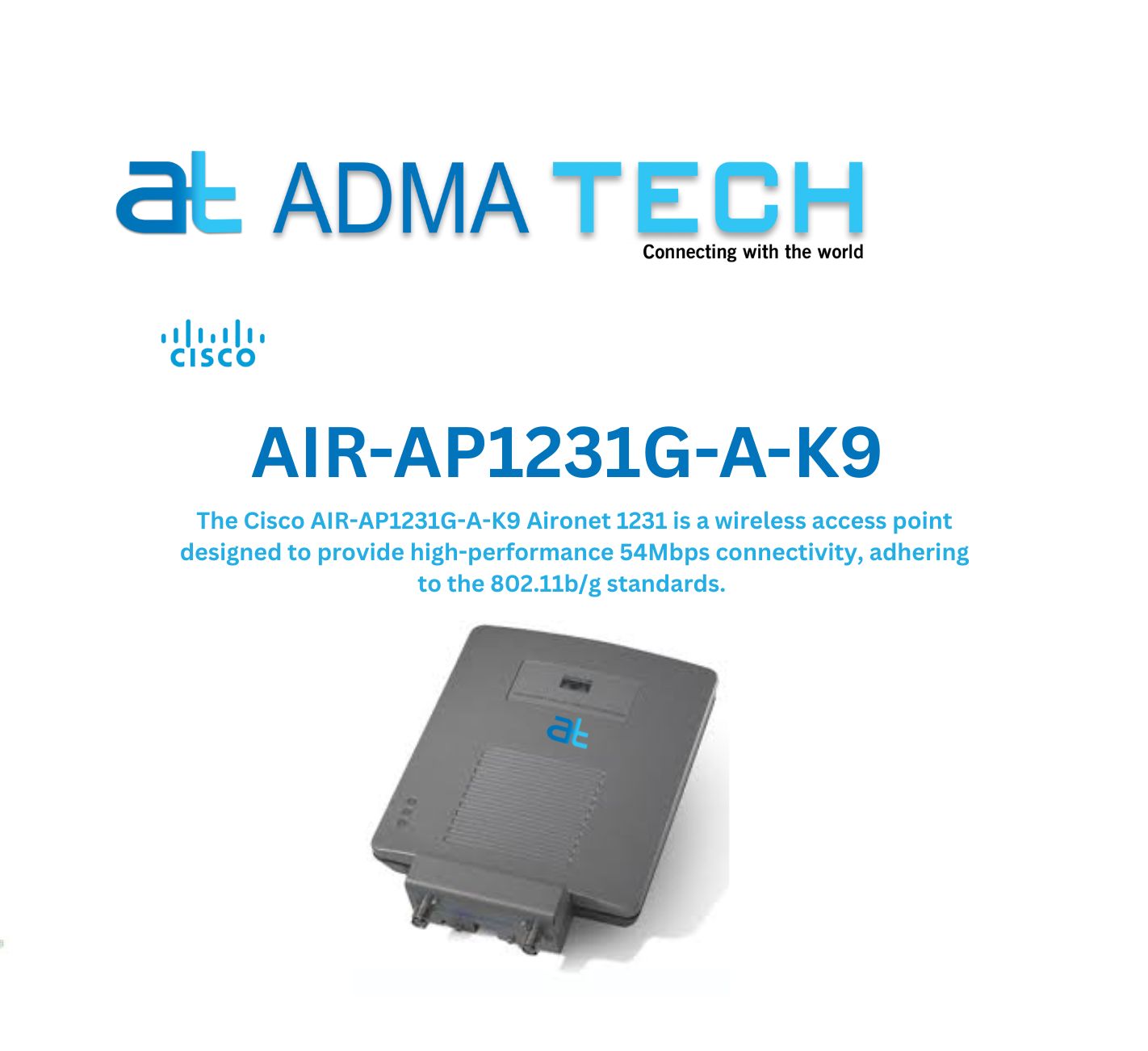 CISCO Wireless Access Point AIR-AP1231G-A-K9