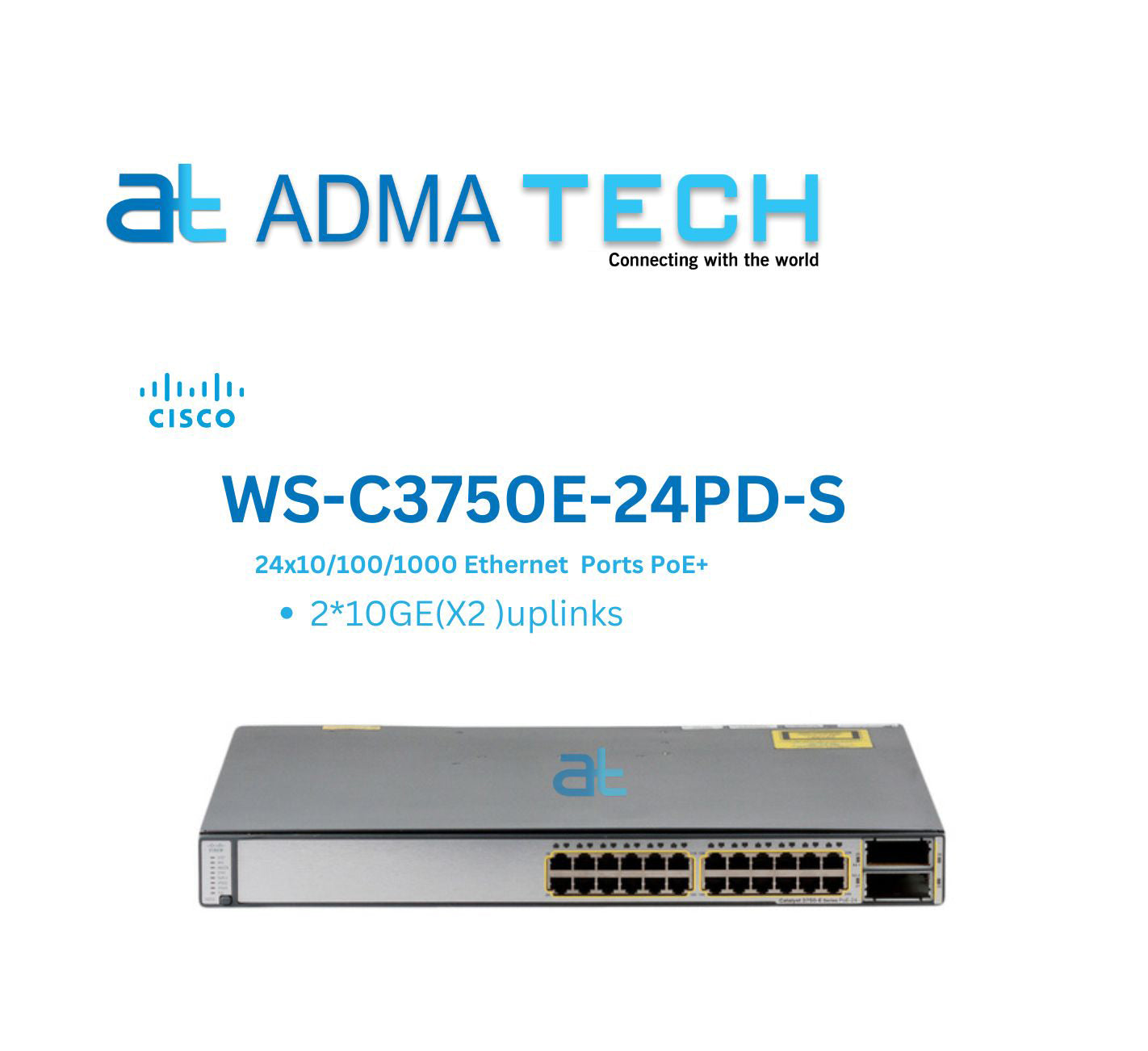 CISCO WS-C3750E-24PD-S